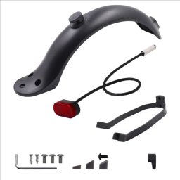 Zadní blatník s LED světlem Xiaomi Mi Electric Scooter 2/Pro - Černý