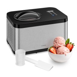 Klarstein VeroSteel zmrzlinovač s kompresorem | 1,5 l | 150 W | 4 programy | dotykové ovládání