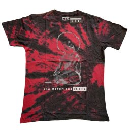 tričko pánské Notorious B.I.G. - Baby Biggie Dip-Dye - Red - ROCK OFF - BIGTS21MDD