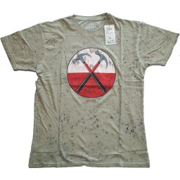 tričko pánské Pink Floyd - The Wall Hammers Snow Wash Sand - ROCK OFF - WALLSWASH01MS