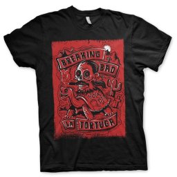 pánské tričko Breaking Bad - La Tortuga - Hola Death - Black - HYBRIS - SP-1-BB021-H78-12-BK