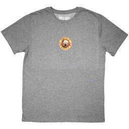 pánské tričko Guns N' Roses - Mini Circle Logo - Grey - ROCK OFF - GNRTS155MG