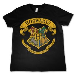dětské tričko Harry Potter - Hogwarts Crest - HYBRIS - WB-12-HP009-H2-2-BK