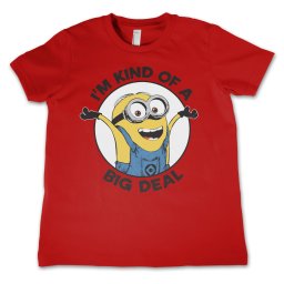 dětské tričko Despicable Me - I'm Kind Of A Big Deal - Red - HYBRIS - UV-12-DMF052-H85-11-RD