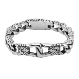 Gaira® Náramek Vikings 3334, Barva stříbrná