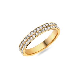 Dámský snubní prsten s lab-grown diamanty 3,3 mm IZKR032-F-LG