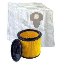 Filtr pro PARKSIDE PNTS 1300 s víkem a sáčky textilní (38x33cm) 1+10ks sada