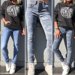 V&V Oboustranné skinny jeans 2v1 - 25