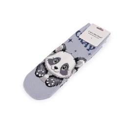 Bavlněné ponožky Panda, barva 4 modrá jemná