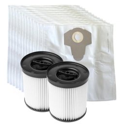 Filtry pro PARKSIDE PWD 30, PWD 25, PNTS 1400 H4 a sáčky textilní 41x40cm 2+12ks