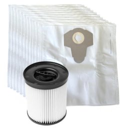 Filtr pro PARKSIDE PWD 30, PWD 25, PNTS 1400 H4 a sáčky textilní 41x40cm 1+12ks