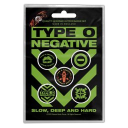 placky TYPE O NEGATIVE - SLOW, DEEP & HARD - RAZAMATAZ - BB086