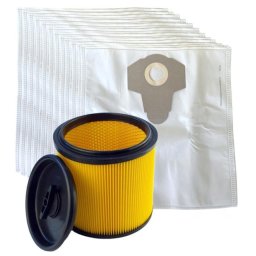 Filtr pro PARKSIDE PNTS 1400,1500 s víkem a sáčky (41x40cm) textilní 1+12ks sada
