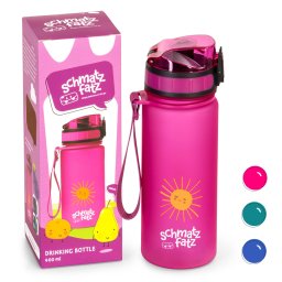 Klarstein Pitná láhev Schmatzfatz Wakaba | 400 ml | Tritan | Popruh na nošení | Bez BPA