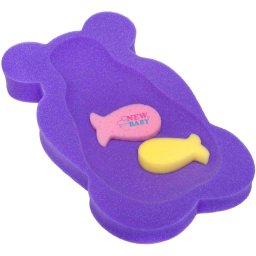 Pěnová podložka maxi New Baby BASIC medvěd fialová