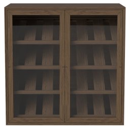 Bolia designové stojany na víno Vega Wine Cabinet Glass Doors (70 x 70 cm)