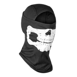 INVADERGEAR kukla balaclava MPS DEATH HEAD ČERNÁ