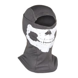 INVADERGEAR kukla balaclava MPS DEATH HEAD ŠEDÁ