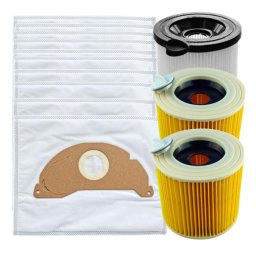Filtry a sáčky pro KÄRCHER WD 2, WD 2 Premium, MV 2 textilní, 3+10ks sada