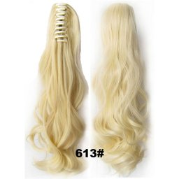 Girlshow Culík, cop na skřipci vlnitý 55 cm - 613 (beach blond)