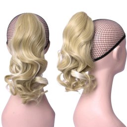 Girlshow Culík, cop na skřipci vlnitý, 32 cm - 22H613 (melír světle plavé a beach blond)