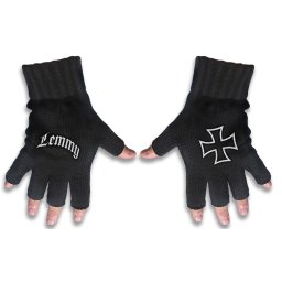rukavice bezprsté Motörhead - LEMMY - LOGO & IRON CROSS - RAZAMATAZ - FG056