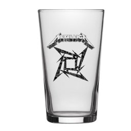 sklenice Metallica - Black Album - RAZAMATAZ - BG029