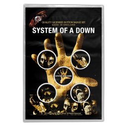 placky SYSTEM OF A DOWN - HAND - RAZAMATAZ - BB101