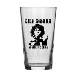 sklenice THE DOORS - LIGHT MY FIRE - RAZAMATAZ - BG158