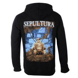 pánská mikina na zip SEPULTURA - CHAOS AD - černá - ZH317