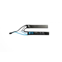 TITAN akumulátor Li-Pol 7,4V 1200mAh, 25C (Dean-T) - Nunchuck