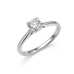 Zásnubní prsten s lab-grown diamantem Esther, bílé zlato 14K IZLG1560A