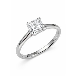 Zásnubní prsten s Princess lab-grown diamantem Tamita, bílé zlato 14K IZLG1562A