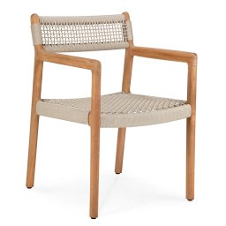 Ethnicraft designové zahradní židle Jack Woven Chair Outdoor