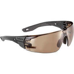 Brýle ochranné RUSH+ 2.0 BRONZE skla ČERNÉ vel. M/L