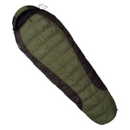 WARMPEACE spacák péřový VIKING 600 ZELENO-ČERNÝ vel.180cm LEVÝ