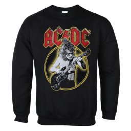 pánská mikina bez kapuce AC/DC - ANGUS SIGNATURE - černá - PLASTIC HEAD - AC0022SW