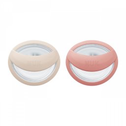 Dudlík NUK Perfect Match 0-6m 2 ks beige/red, vel. 0-6 m
