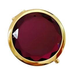 Gaira® Kosmetické zrcátko Crystal 7722, Barva fialová