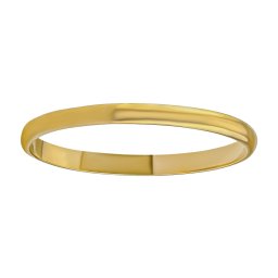 SILVEGO Snubní zlatý prsten Fern ze žlutého 14kt zlata - obvod 55 mm