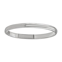 SILVEGO Snubní zlatý prsten Fern z bílého 14kt zlata - obvod 52 mm