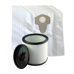 Filtr omývatelný pro PARKSIDE PNTS 1400,1500 s víkem a sáčky (41x40cm) textilní 1+7ks sada