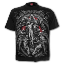 tričko pánské SPIRAL - REAPER'S DOOR - Black - D091M101