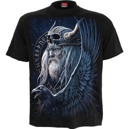pánské tričko SPIRAL - ODIN'S WARRIOR - černé - T241M101
