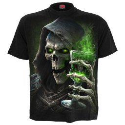 pánské tričko SPIRAL - THE GREEN FAIRY - černé - T231M101