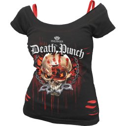 tričko dámské SPIRAL - Five Finger Death Punch - ASSASSIN - černé - G221F711
