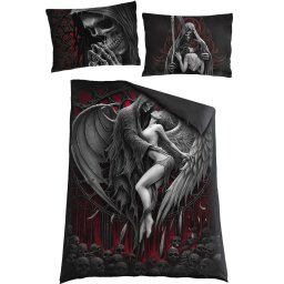 bavlněné povlečení SPIRAL - DEAD KISS - černé - D076A508