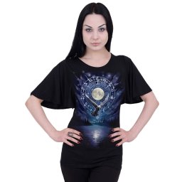 dámský top SPIRAL - WITCHCRAFT - černý - K098F719