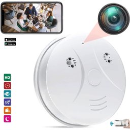 Kouřový senzor kamera FULL HD + Wifi s P2P (Android /iOS) + IR noční LED