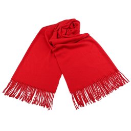 Šátek / šála typu pashmina s třásněmi 70x185 cm, barva 6 červená